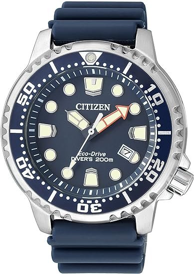 CITIZEN-Reloj-de-Pulsera-analogico-Eco-Drive-para-Hombre-con-Banda-de-Goma-Promaster-Marine Los 8 Mejores Relojes para Hombre en 2024: Estilo y Funcionalidad