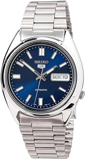 Seiko-Mens-Analogue-Automatic-Self-Winding-Watch-with-Stainless-Steel-Bracelet-–-SNXS73K Los 8 Mejores Relojes para Hombre en 2024: Estilo y Funcionalidad