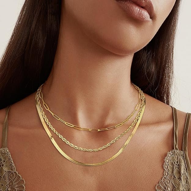 Adramata-3-Pcs-Collares-para-Mujer-con-Capas-Ajustables-Gargantilla-Apilable-Collar-de-Cuentas-de-Acero-Inoxidable-1 ☑️ «Tendencias de Moda 2024» que NO te puedes perder